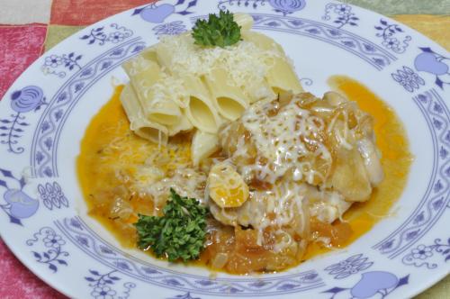 Jak uvařit kuřecí stehýnka dušená po myslivecku? Snadné recept, připravený za 30 - 45 minut